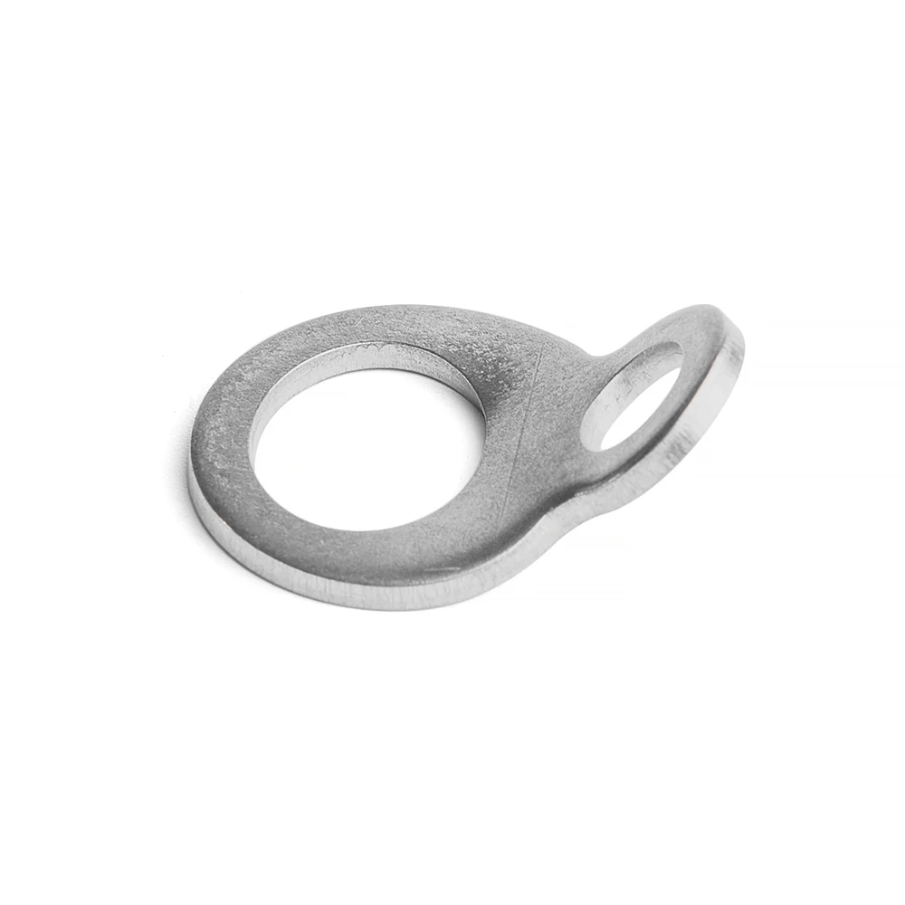 silver tie down strap rings 2pcs 