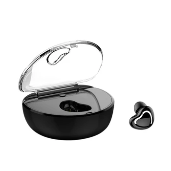 

1pc Mini Bluetooth Earphone Invisible Wireless Headset Earbuds with Charging Pod for Sports UY8