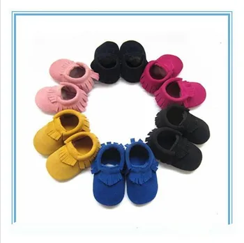 

Baby suede moccasins kids fringe shoes toddler kids fringe shoes baby tassel leather walker shoes