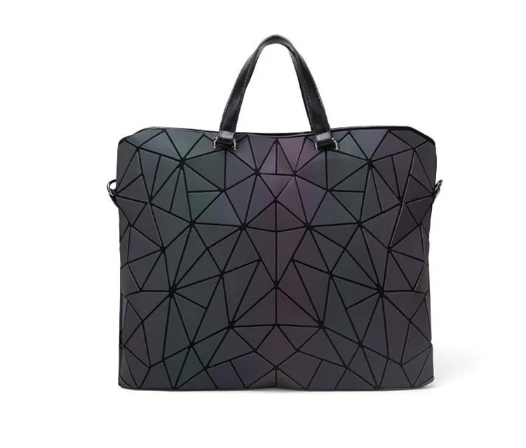 Женские сумки известных брендов, светящаяся Геометрическая клетчатая сумка-мессенджер, повседневная сумка через плечо, модные женские сумки