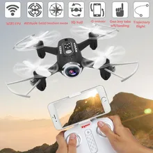 Новое приложение управления RC Quadcopter x22w 4ch двойной контроль высота hold парение камера HD WIFI FPV-системы реального времени карман дистанционный пульт drone
