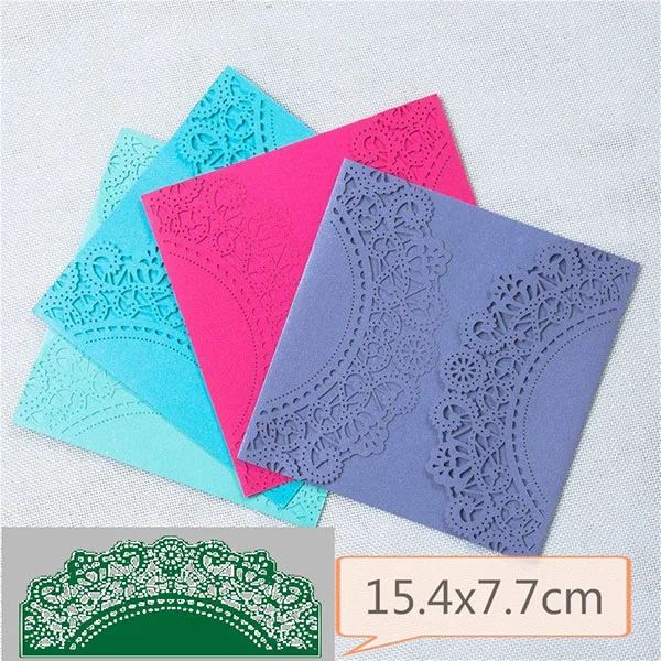 Wedding Circle Lace Bow Metal Steel Cutting Dies Stencils for Scrapbooking Card Making New Etched Embossing Die Cuts - Цвет: 6