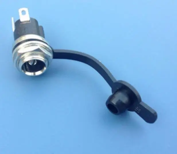 

10PCS DC-025 DC power outlet with Waterproof cap DC025 5.5*2.1