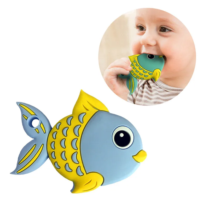 

Baby Teethers Safe BPA Free Infant Children Soft Non-toxic Silicone Teether Pacifier for Baby Chew Toys