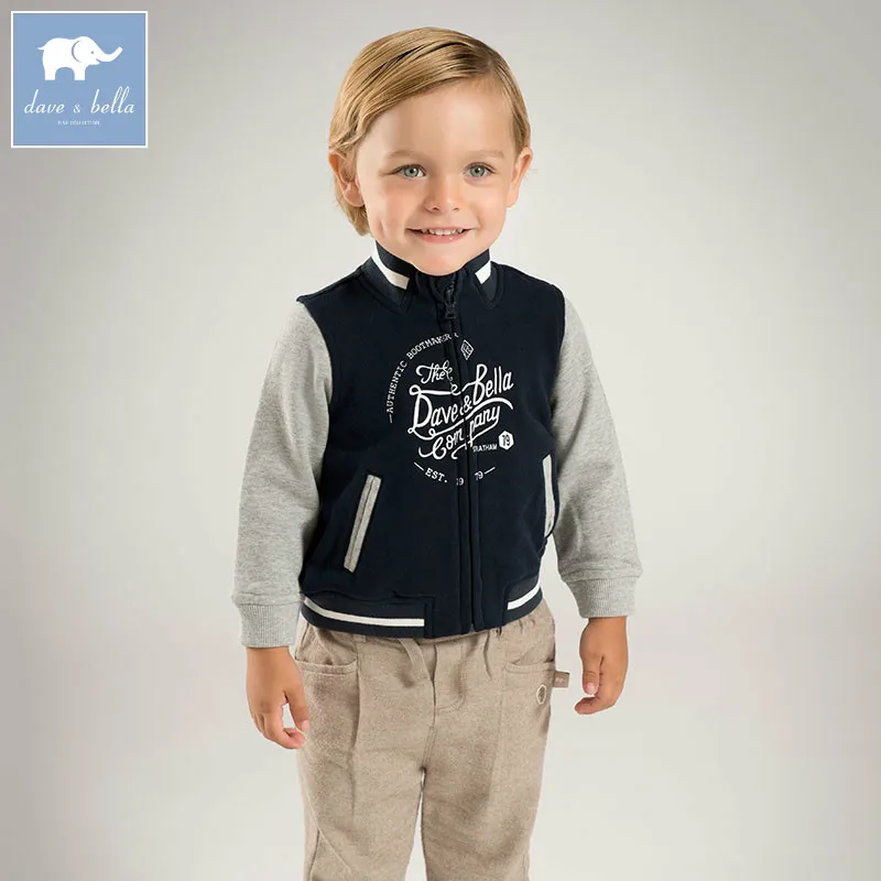 DB6202 dave bella autumn infant baby boys fashion coats kids toddler
