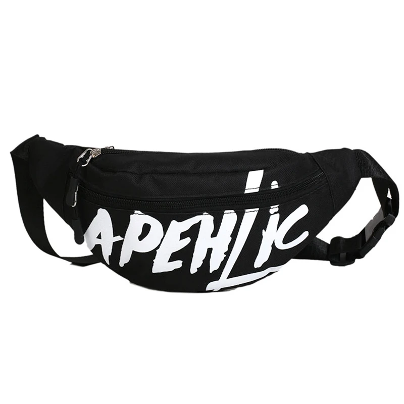 

Fashion Letter Waist Bags for men women Sling Chest Bag Oxford Leather Hip-Hop Fanny Pack Travel Waist Packs Phone Money Pouch