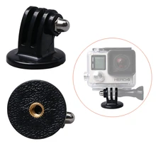 Adapter for GoPro Accessories Mini Monopod Tripod Holder Case Mount Adapter Go Pro Hero 7 6 5 3+ for Xiaomi yi 4K SJ4000 Camera gaqou camera selfie stick pole monopod tripod holder adapter for gopro go pro hero 6 5 4 3 sjcam sj4000 for xiaomi yi for phone