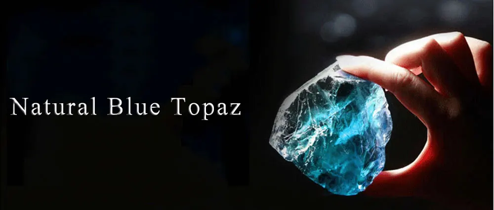 natural blue topaz