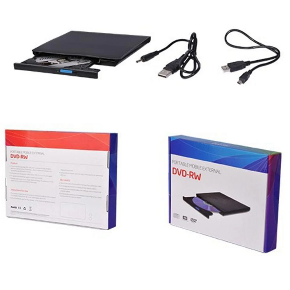 Bluray USB 2,0 Внешний Оптический привод для записи dvd-дисков BD-ROM Blu-Ray Player для Windows7/8/10 портативных ПК Тетрадь