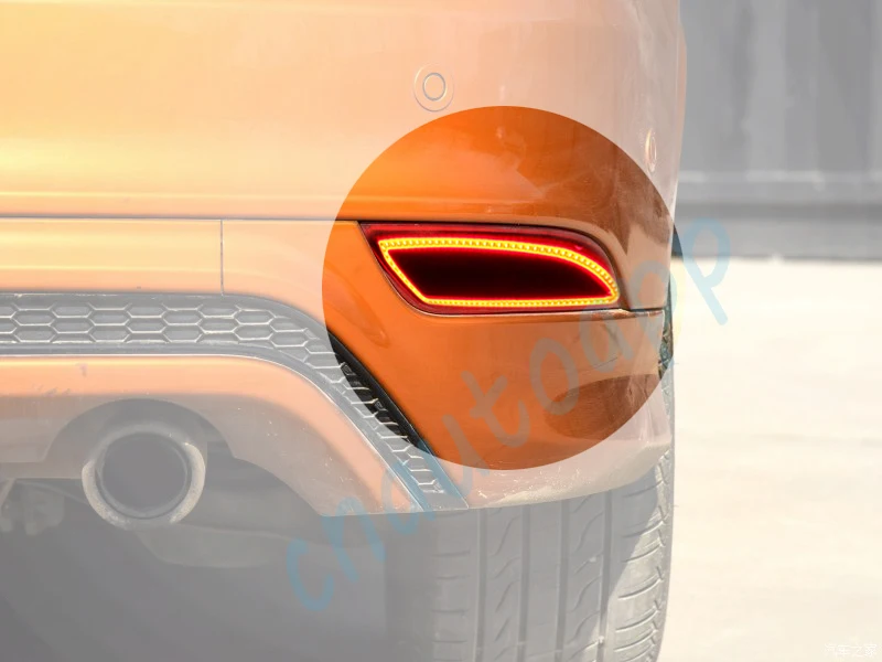 Светодиодный задний бампер предупреждающие огни автомобильный тормозной фонарь COB ходовой светильник для Ford Focus 2012- Sedan/2012- хэтчбек(одна пара