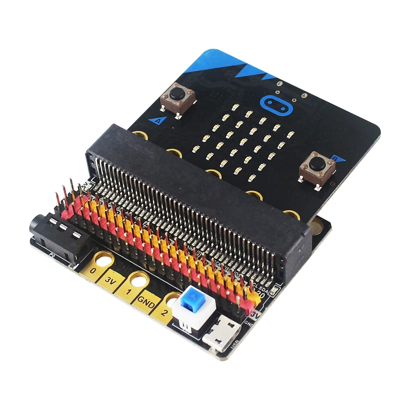 Микро: бит IO горизонтальный адаптер плата расширения IOBIT V2.0 Microbit плата для начальной и средней школы начальный уровень