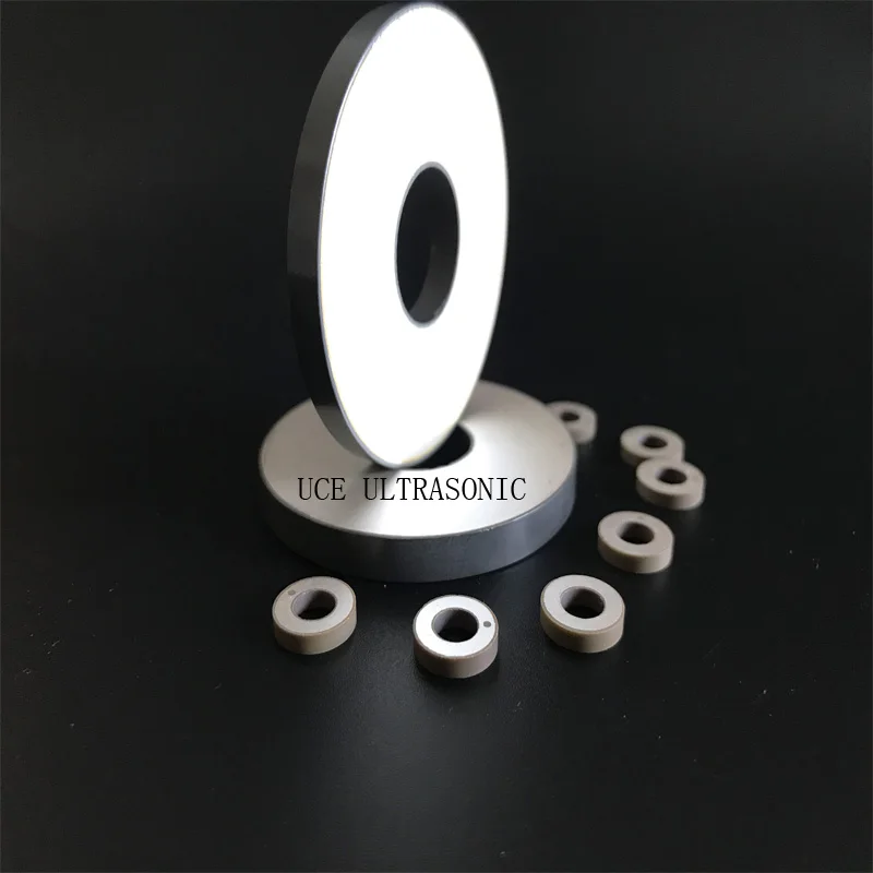 

50x20x6.5mm P8 piezoelectric ceramic materials PZT-8,piezoelectric ceramic ring,UCE Piezo Ceramic Technology