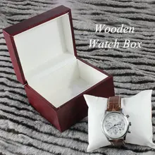 Фирменная футболка с деревянная коробка для часов красный часы Коробки новая коробка для хранения часов модные подарочные коробки могут быть выполнены по индивидуальному заказу в том случае, если вы оплатите его M33