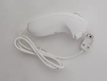 

High Quality For Wii Nunchunk For WII Console Controller gamepad joystick white color