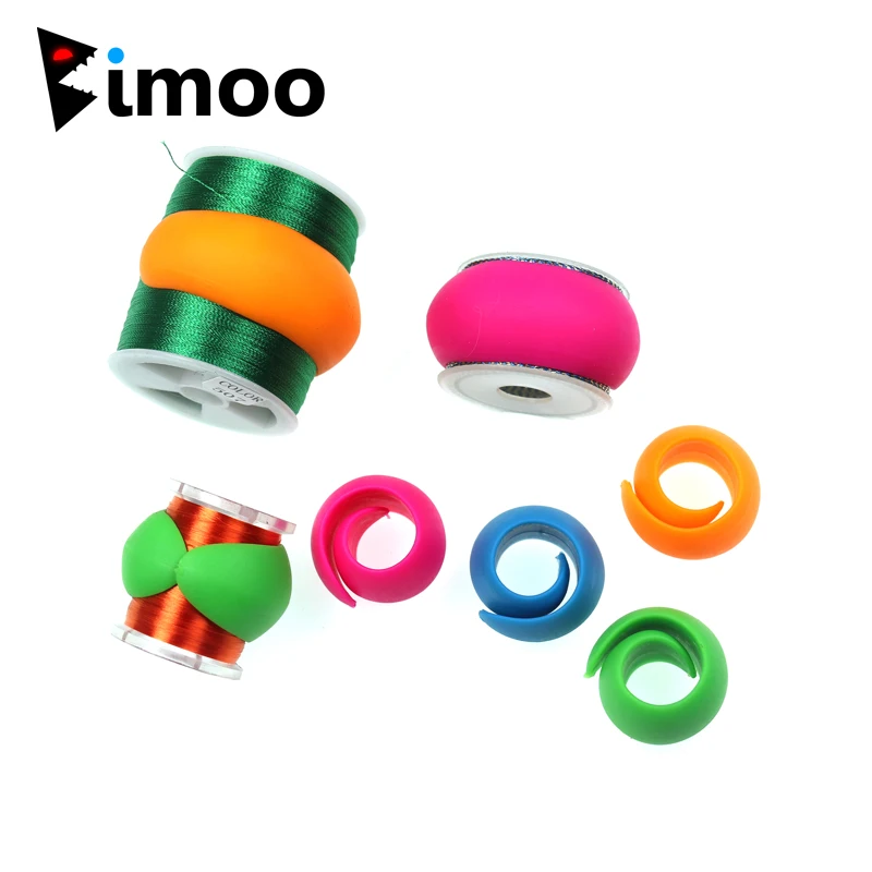 Bimoo 4PCS Fly Tying Thread Holder Bobbin Line Holder Fly Tying Tool