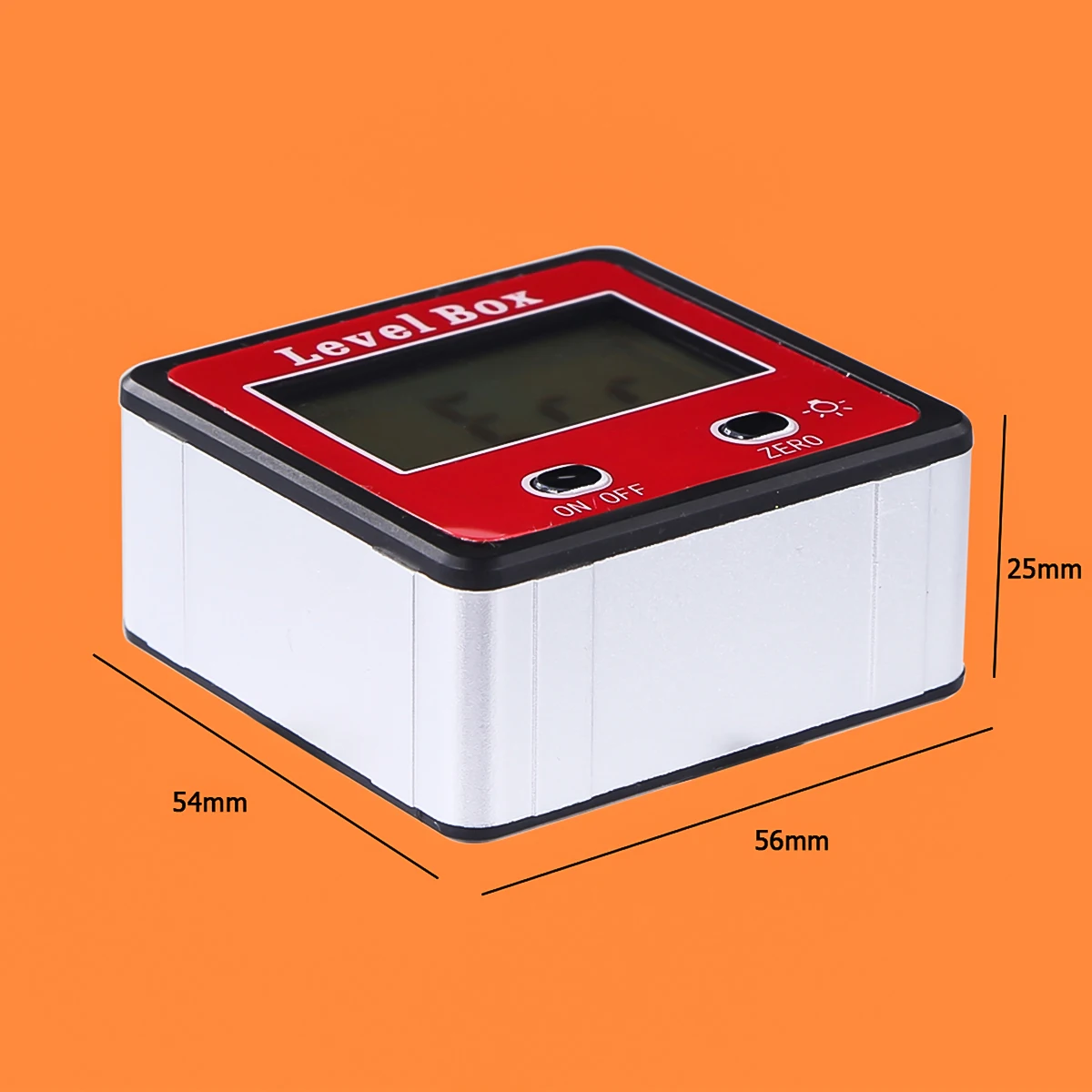 Мини красный точность цифровой 2-кнопочный Инклинометр уровень Box цифровой транспортир угловой видоискатель измеритель угломер в корпусе с базой магнита