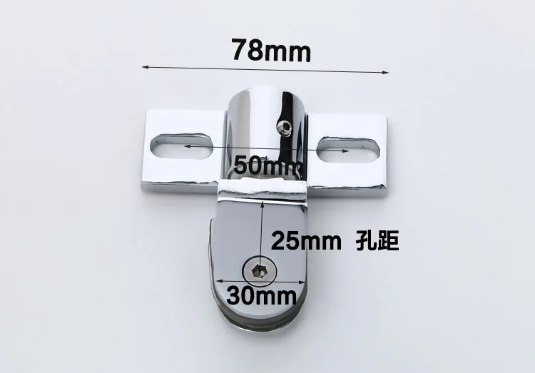 Зажим для стеклянной двери ванной комнаты/зажим/петля, вращающийся дверной вал, цинковый сплав и нержавеющая сталь, без ржавчины, аксессуары для душа
