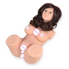 3D Full Silicone Sex Doll with Long Wig Realistic Solid sexy Love Doll with Lifelike Vagina breast Anus doll Sex Products