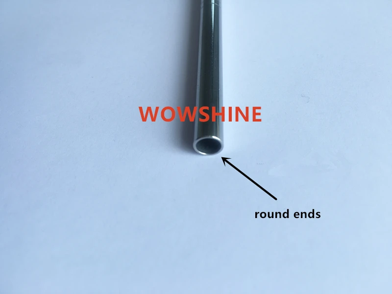 WOWSHINE,, FDA LFGB, высокое качество, 50 шт./лот, 6x267 мм, прямые, 18/8, не ржавеют, нержавеющая сталь, соломинки для питья