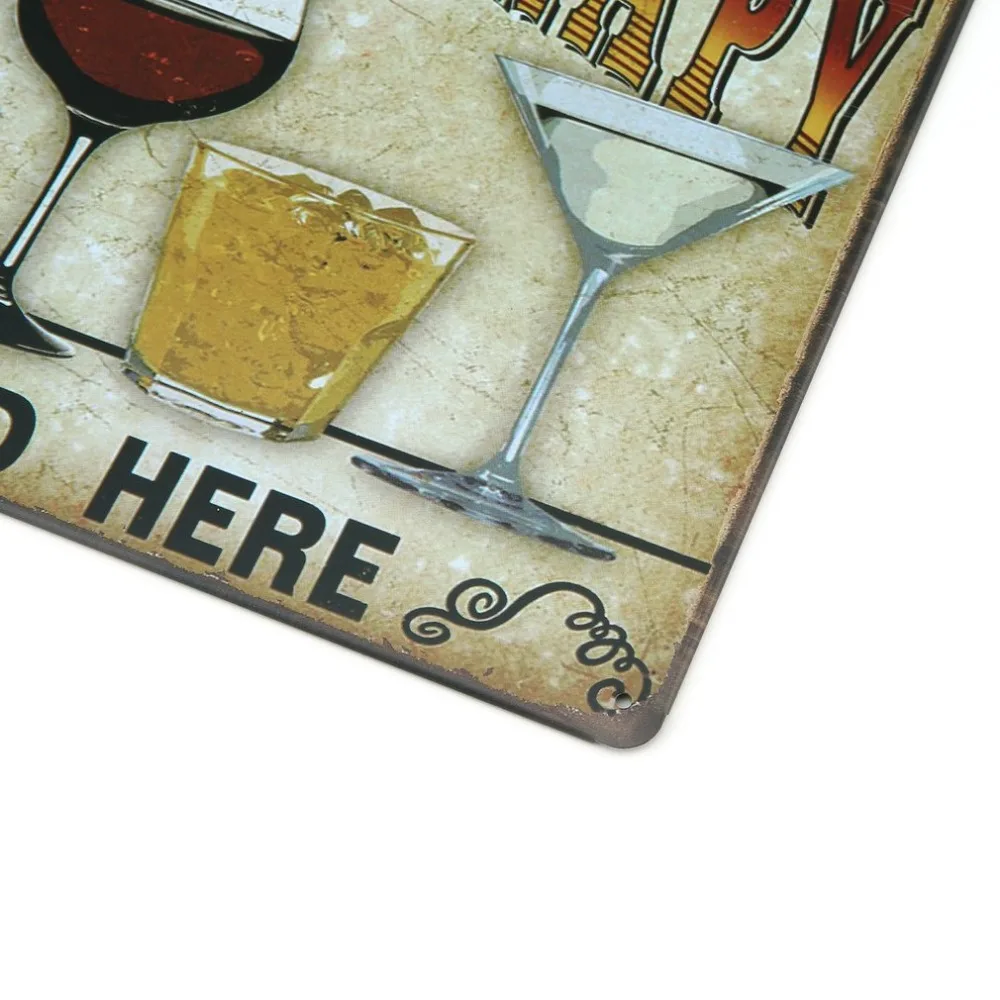 Vintage Beer Metal Plate Painting Wall Decor for Bar Pub Kitchen Home Poster Plate Metal Signs Painting Plaque 20*30cm