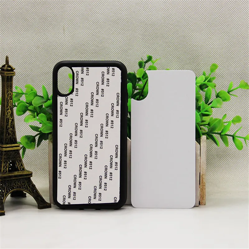 

10pcs 2D TPU Sublimation Case For iPhone 6S 6 7 8 Plus X Xs Xr Xs Max Cover with aluminium plate insert