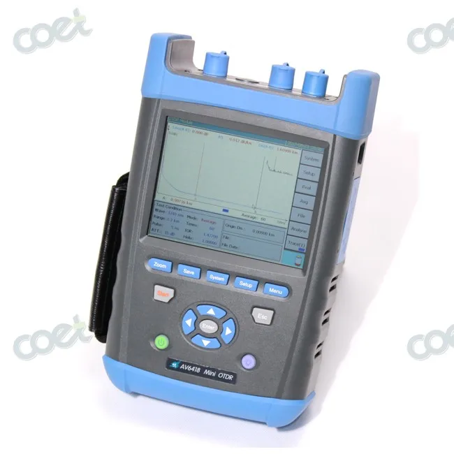 

Fiber Optical OTDR AV6418 1310/1550nm 45/43dB OTDR Tester <1m Event Dead Zone Free Shipping by Fedex