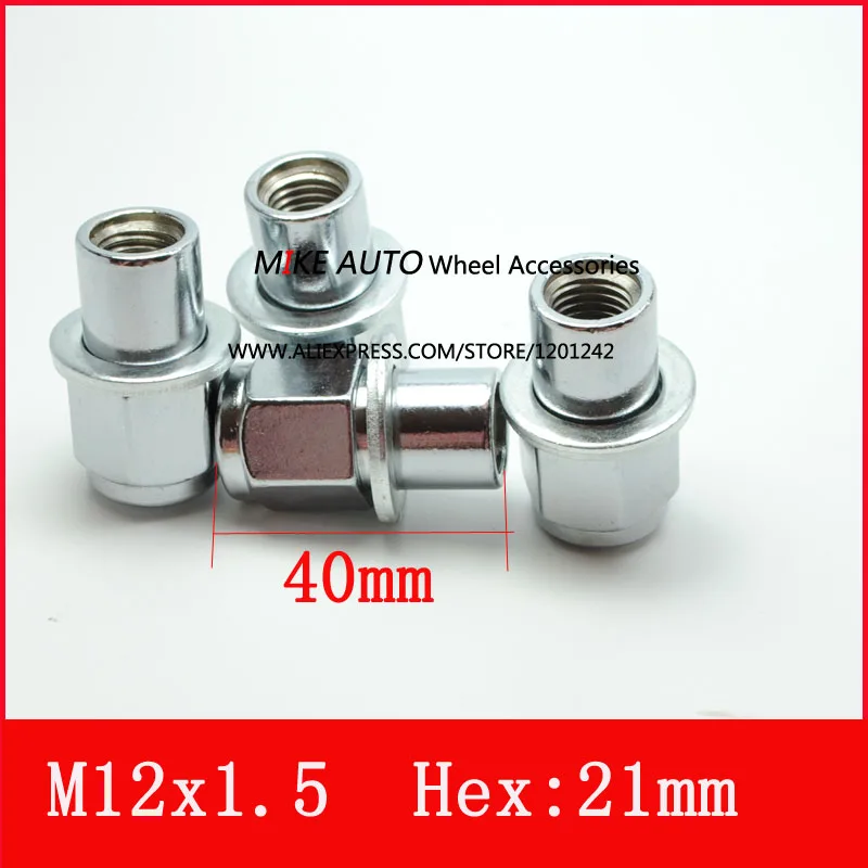 1 шт. M12x1.5 Гайка для колеса с шайбой легированного серии toyota Lexus|mag wheel nuts|m12x1.5 nutswheel