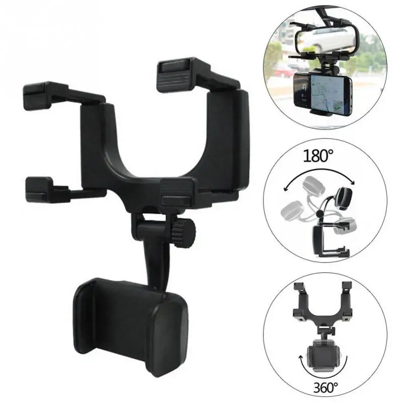 

Universal Auto GPS DVR Mount Rearview Mirror Clip Bracket Stand Holder Rack Support Car Accessories