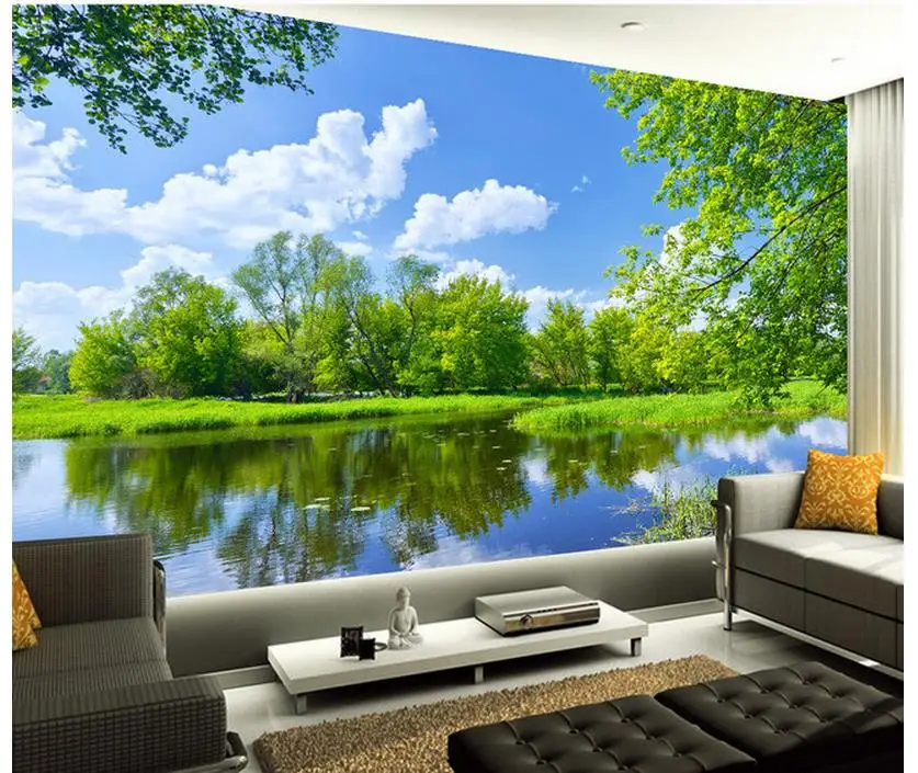 3d wall murals wallpaper Landscape TV backdrop modern living room wallpapers Home Decoration