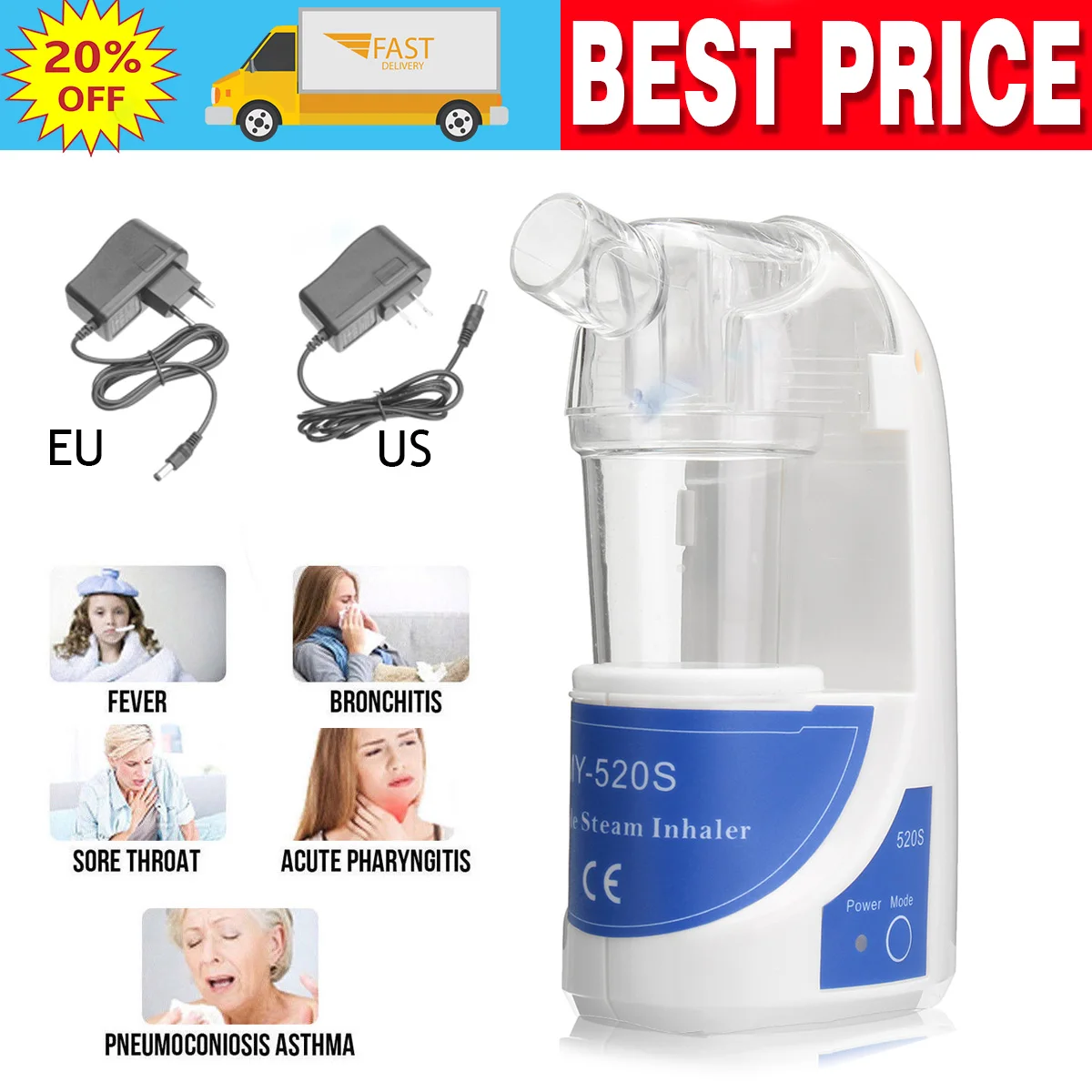 

Household Ultrasonic Atomizer Rated Voltage 110-240v 10W Humidifier DC12V 1L European And American Plug Specifications