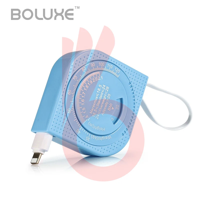 New 2 in 1 Retractable Tape Measure Style USB Data Sync Charging Cable