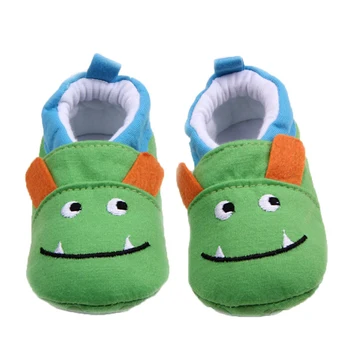 

Brand Baby Boy Shoes Cute Monster Cartoon Animal Newborn First Walkers Infant Prewalker Toddler Footwear Child Slippers for Kids