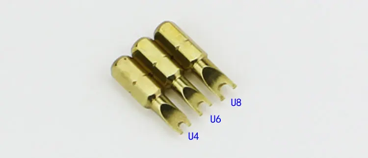 25 мм 1/4 дюйма шестигранный, магнитный U форма d Pozidriv Y форма квадратная головка треугольная отвертка Биты U4 U6 U8 Y1 Y2 Y3 PZ1 PZ2 PZ3