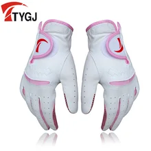 TTYGJ women’s genuine leather golf gloves TY152 Free shipping Hot brand in China