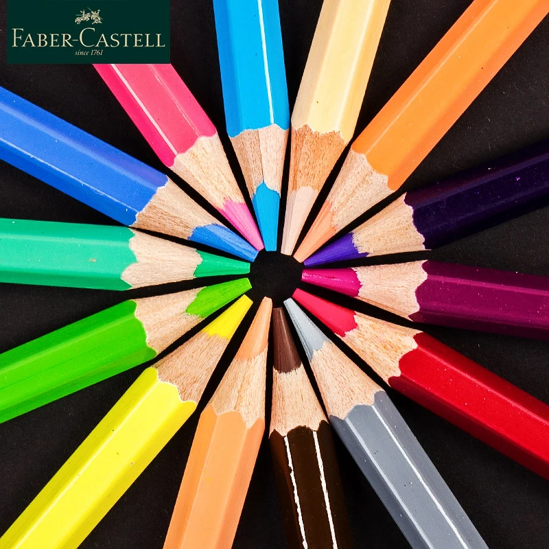 Faber Castell масляные цветные карандаши 24/36/48/72/100 Цвета профессиональная живопись