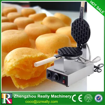 

110V/220V stainless steel non-stick electric egg waffle maker machine