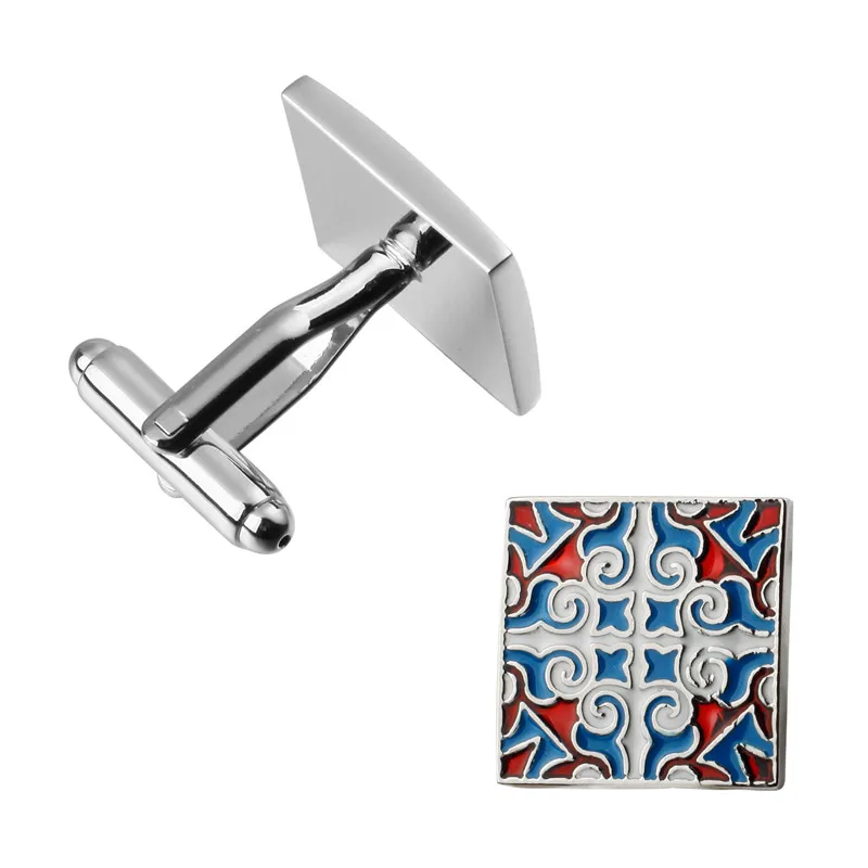 KC-5 Hot sale New high quality Vintage Wave Pattern Cuff Link Retro Exquisite Men's Sleeve Nail hot style free shipping | Украшения и