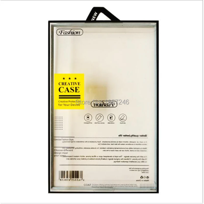Простой прозрачный черный 7 8 10 дюймов ПВХ пластиковый розничный пакет упаковочная коробка для Ipad 9,7 дюймов чехол для Ipad Mini Air Cover
