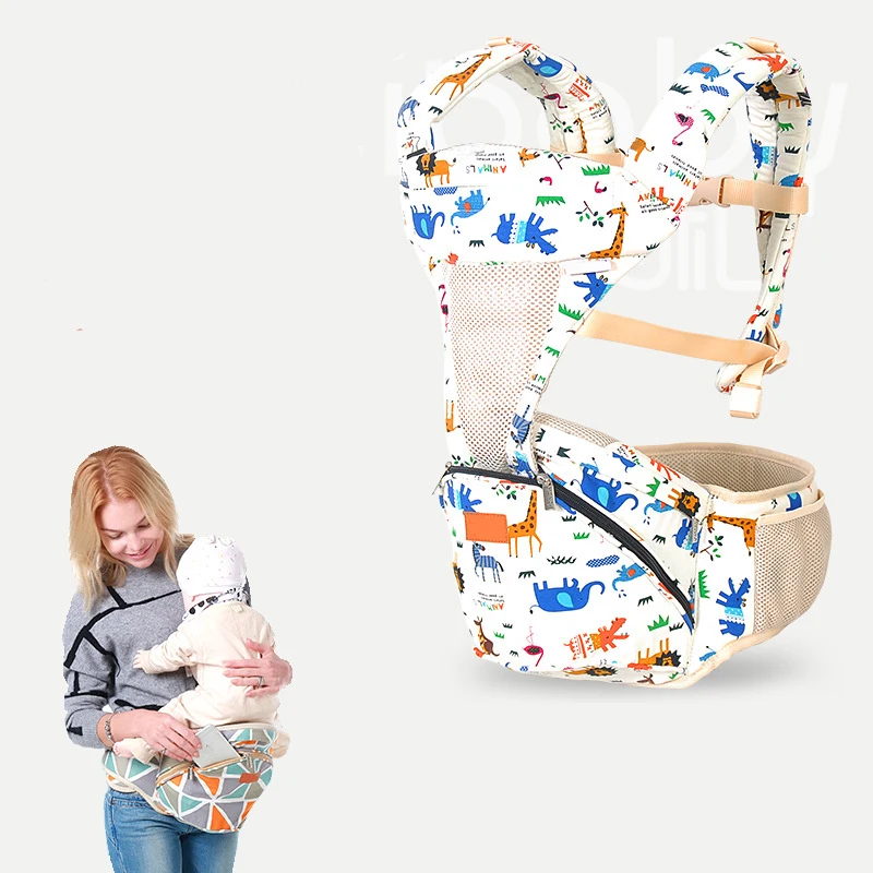 

Baby Sling Wrap 3-18 Months Pouch Kangaroo Kids Bag Ergonomic Baby Sling Backpack For Newborn canguru Cotton Brand Hipseater