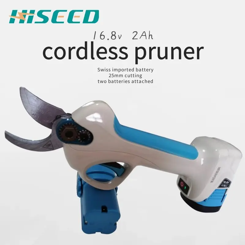 CE FC KC vineyard orchard electric scissors electric pruning shear cordless two batteries 25mm