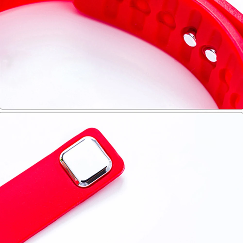 Модный цифровой светодиодный дисплей спортивный желеобразный силиконовый ремешок для мужчин и женщин наручные часы