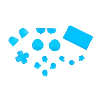 

10 Sets Solid Replacement Buttons Custom Mod Kit Set For PS4 Controller (Sky Blue) free shipping