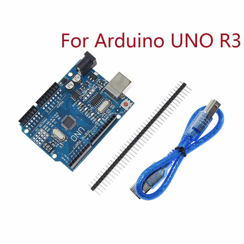 Для Arduino UNO R3 CH340G MEGA328P чип 16 МГц плата разработки интегральных микросхем комплект