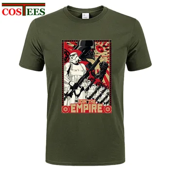 

Join the empire troopers t shirts Star cotton Wars Men's t-shirt Loose Tees Darthwork Tops Hipster Darth Vader t-shirt camisetas