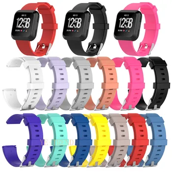

100PCS Watch strap For Fitbit Versa band Silicone Sport bracelet belt replacement wristband For Fitbit Versa heart rate watch