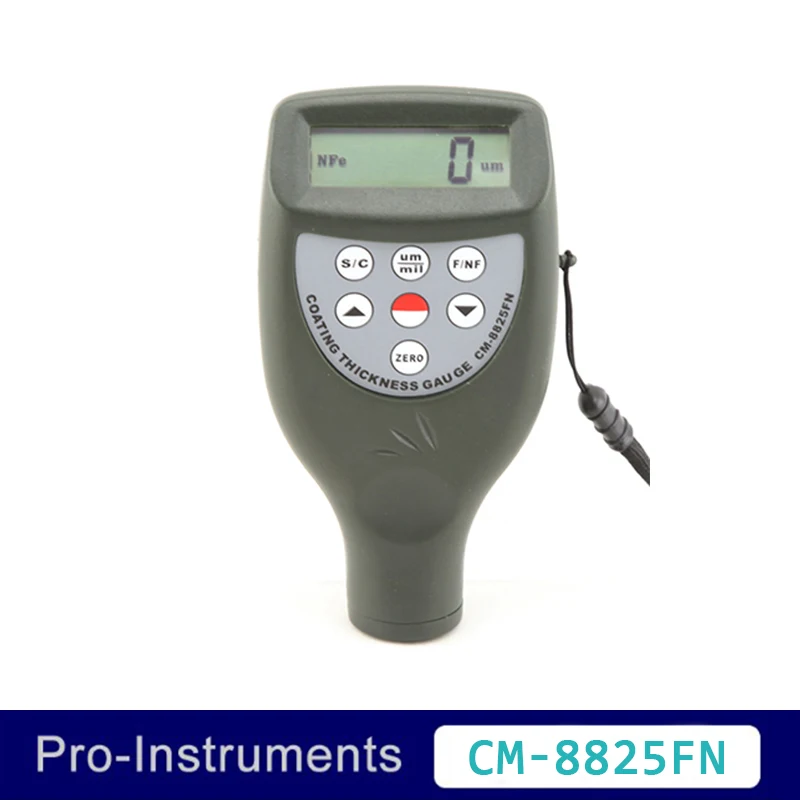 

Landtek CM-8825FN 2 in 1 Handheld Pocket Size Auto Paint Thickness Tester 50mil 1250um Paint Gauge Thickness Meter Tester OD