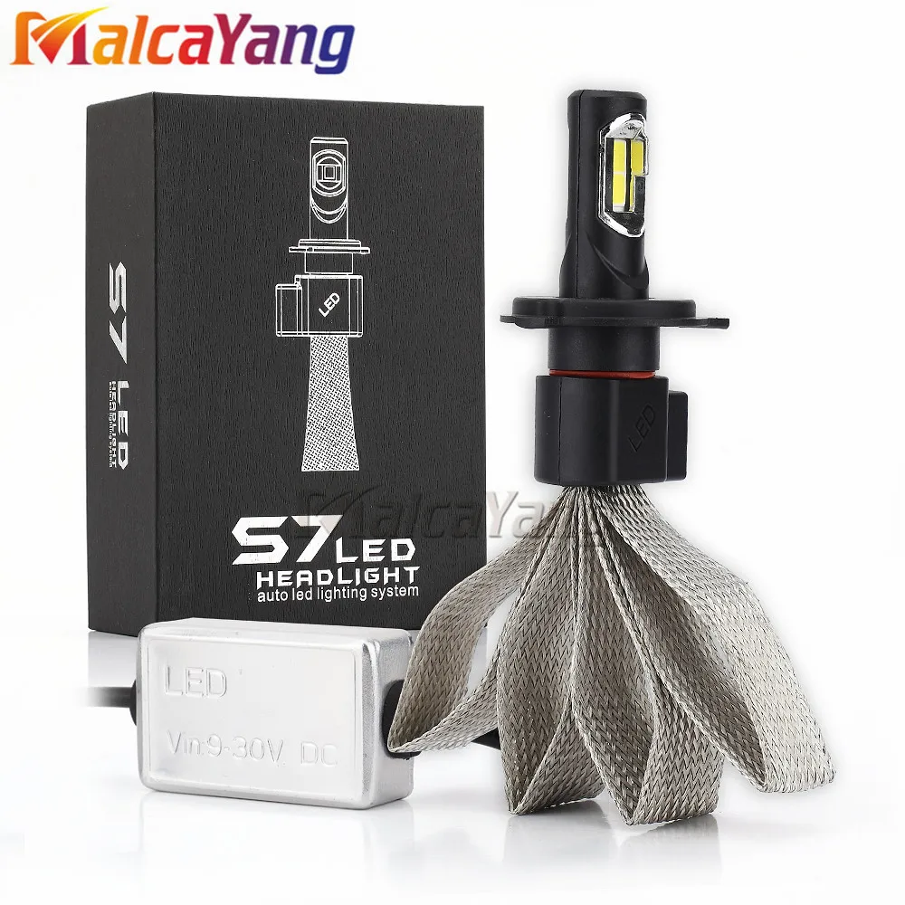 H1 H4 H7 H27 H3 HB3 HB4 H11 H13 9004 9007 LED Car Headlight Bulbs 60W