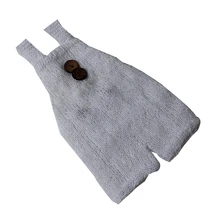 Горячая Распродажа, 1 шт., для новорожденных, унисекс, для малышей, ручной работы, трикотажный, на пуговицах, костюм для фотосессии