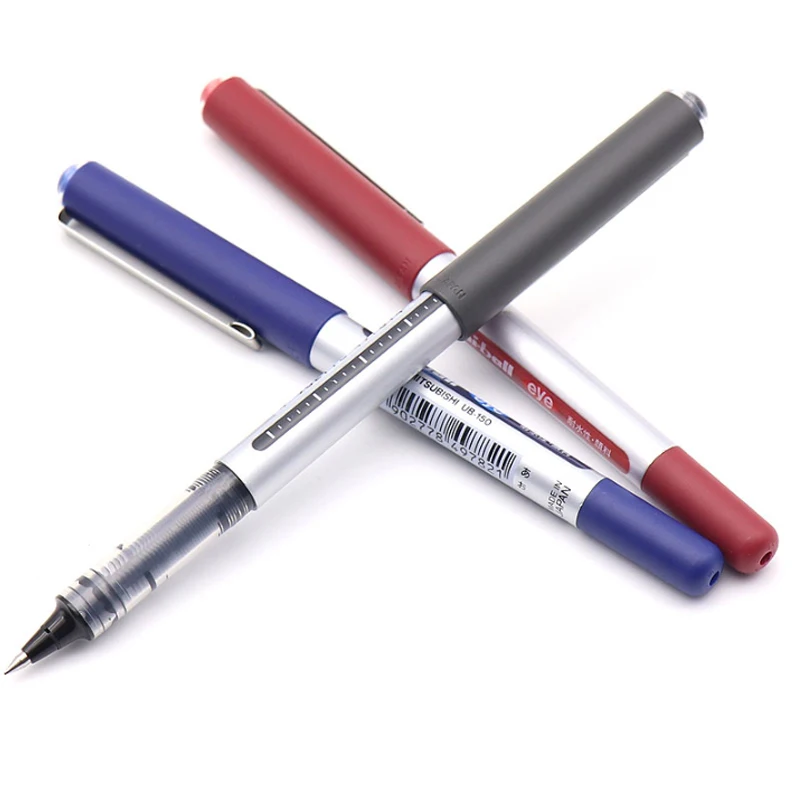 5/10pcs Uniball Eye UB150 Gel Pen Set Micro 0.5mm Black Red Blue Smooth Ink Canetas Gel Signing Pen for School Office Stationery