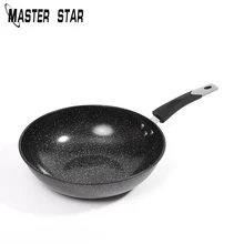 Master Star 32 см Maifan Stone Wok антипригарные воки многоцелевой кухонный горшок общего назначения для газовой и индукционной плиты